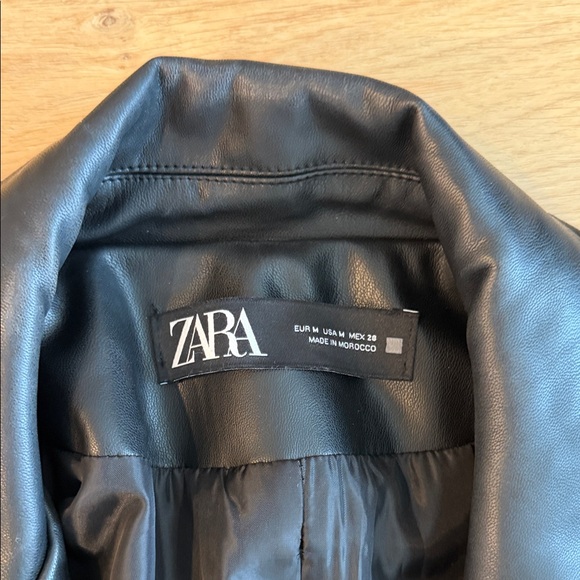 Zara Faux Leather Jacket - Picture 2 of 2